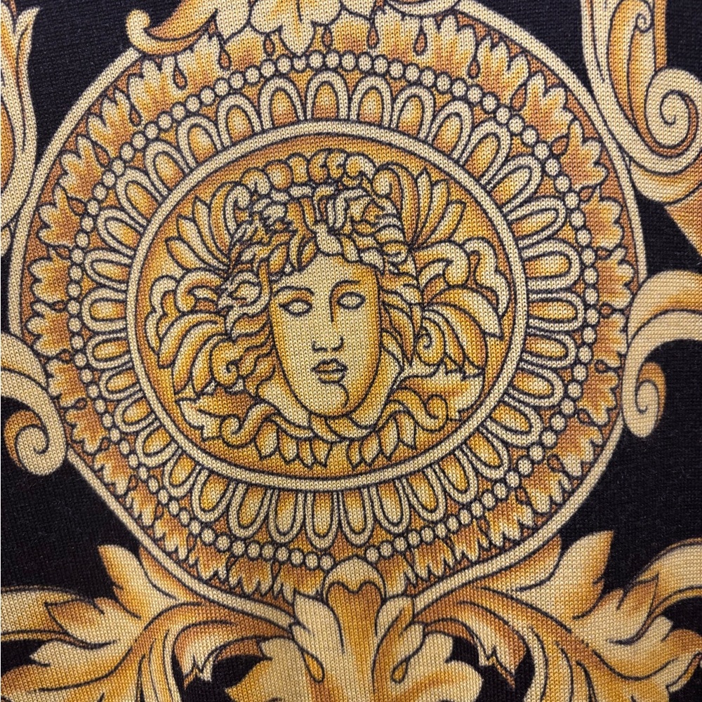 Versace Black and Gold Ornate Sweater - Picture 4 of 6